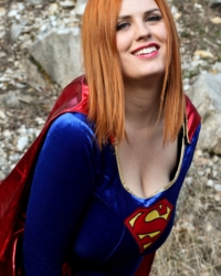 Alexsis Faye Busty Supergirl