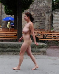 Anja Nude In Public