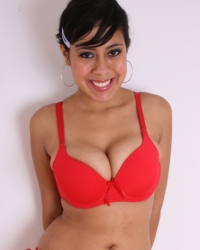 Busty Latina Rebecca Red