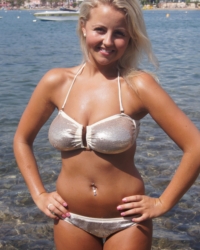 Georgia Cute Blonde In Bikini