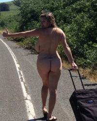 September Carrino Roadside Nudity