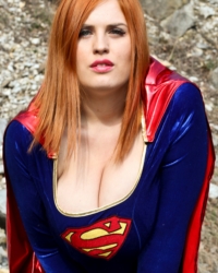 Alexsis Faye Busty Supergirl