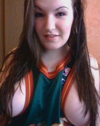 GND Kayla Basketball Fan