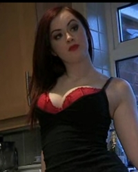 Lisa Sexy Redhead Dress
