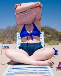 Lana Del Lust July 4th Beach Babe