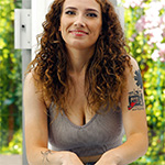 Malissa Cute Curly Hair Girl With A Mischievous Smile Net Video Girls